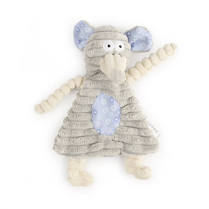Corduroy Squeaky Bite Resistant Toy