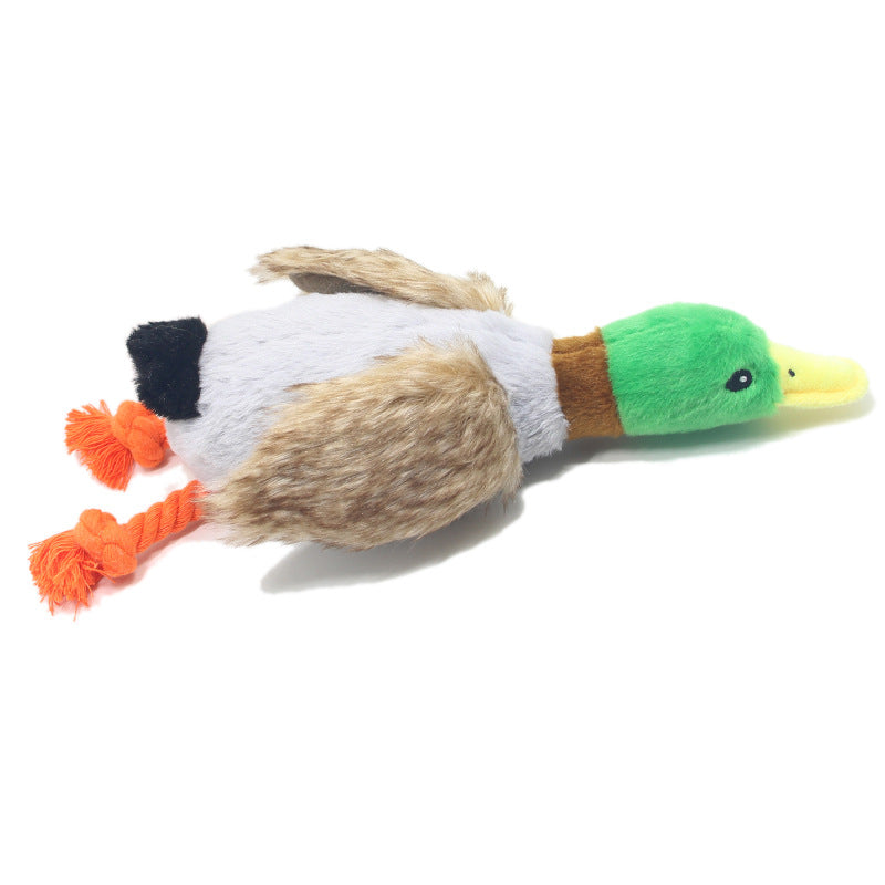 Simulation Squeaky Duck Plush Toy
