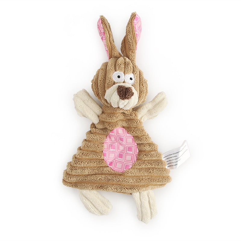 Corduroy Squeaky Bite Resistant Toy