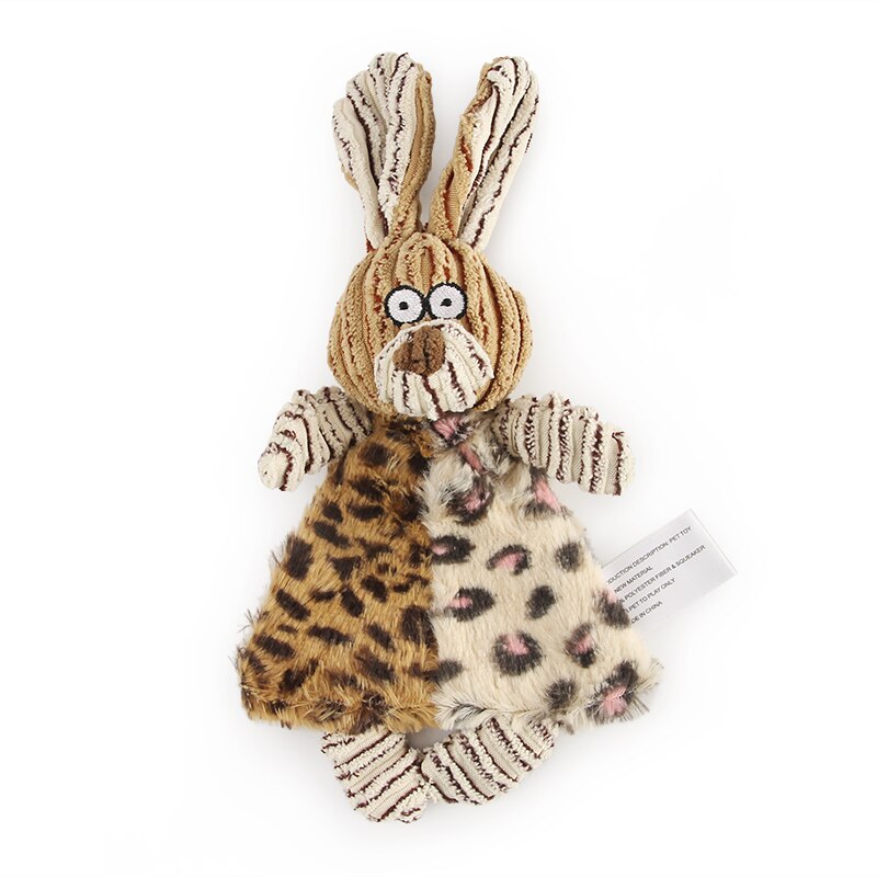 Corduroy Squeaky Bite Resistant Toy