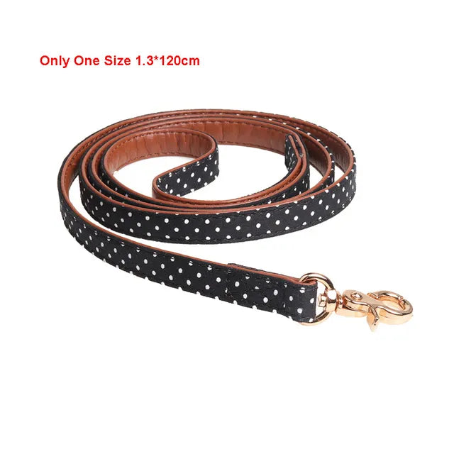 Bandana with Collar and Leash for Dogs and Cats