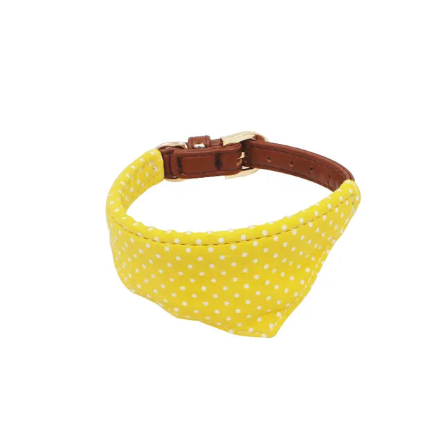 Bandana with Collar and Leash for Dogs and Cats