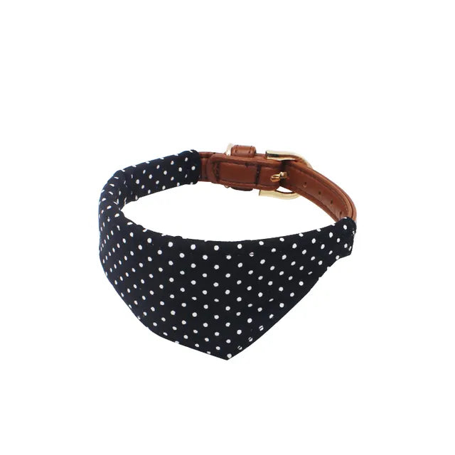 Bandana with Collar and Leash for Dogs and Cats