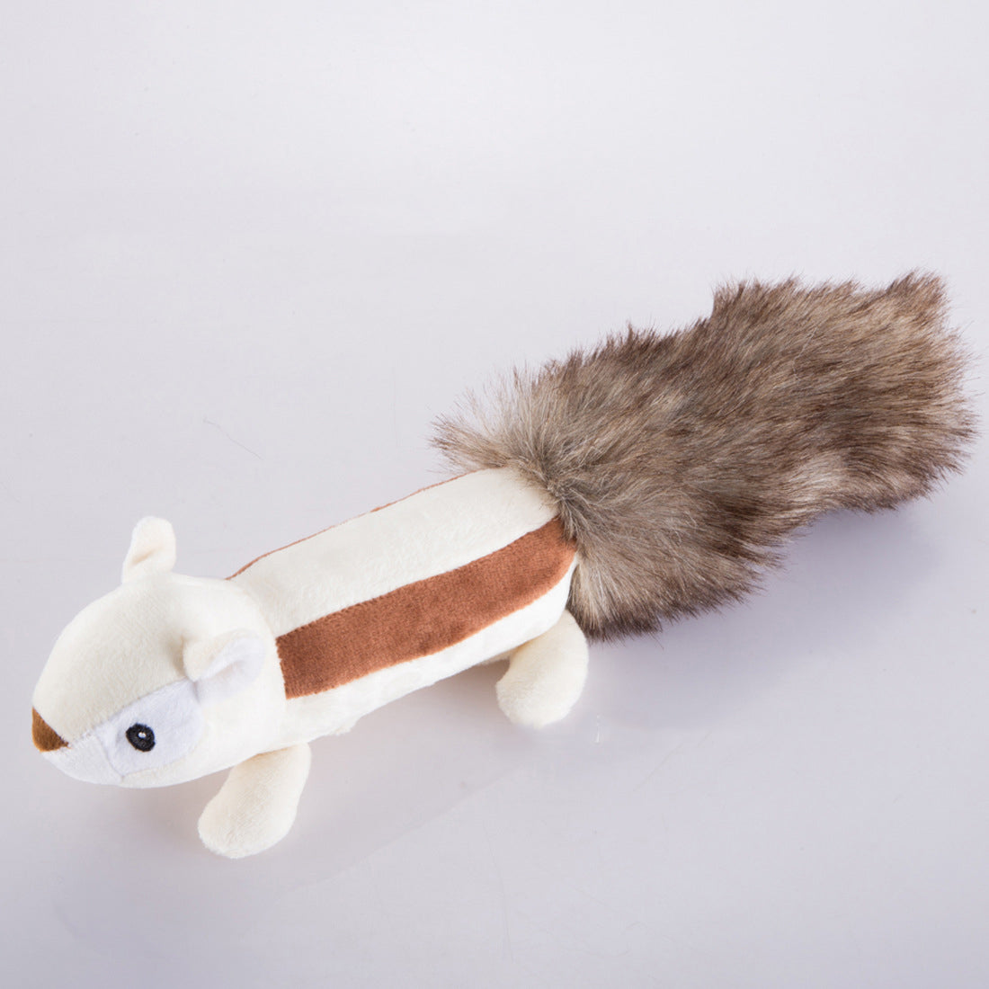 Interactive Squeaky Racoon Chew Toy