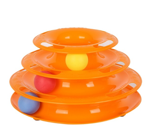 Triple Play Disc Cat Toy Balls