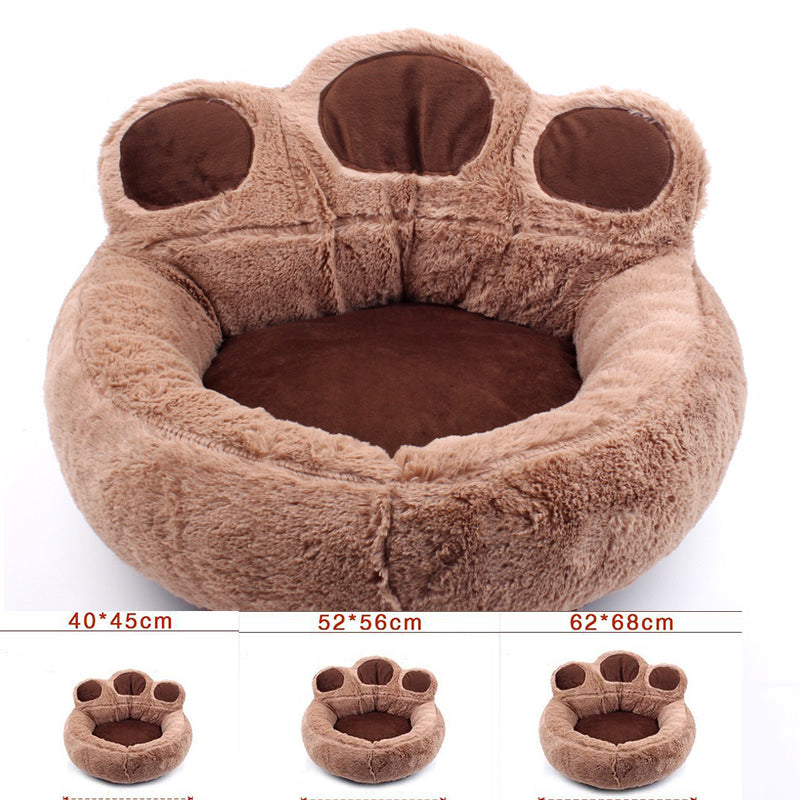 Bear Paw Comfortable Calming Sleeping Bed