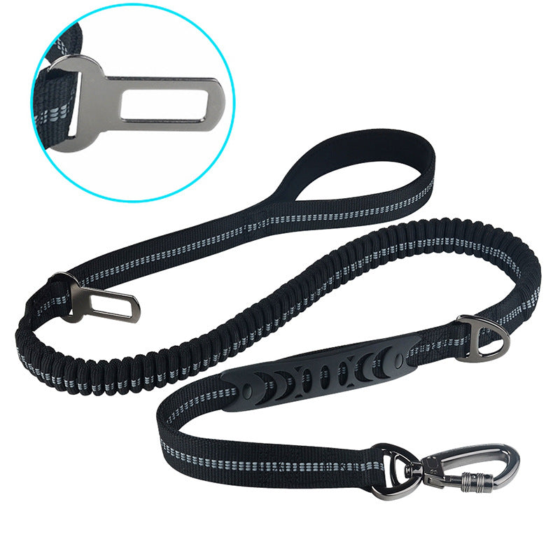 Multi-purpose Car Seatbelt and Leash