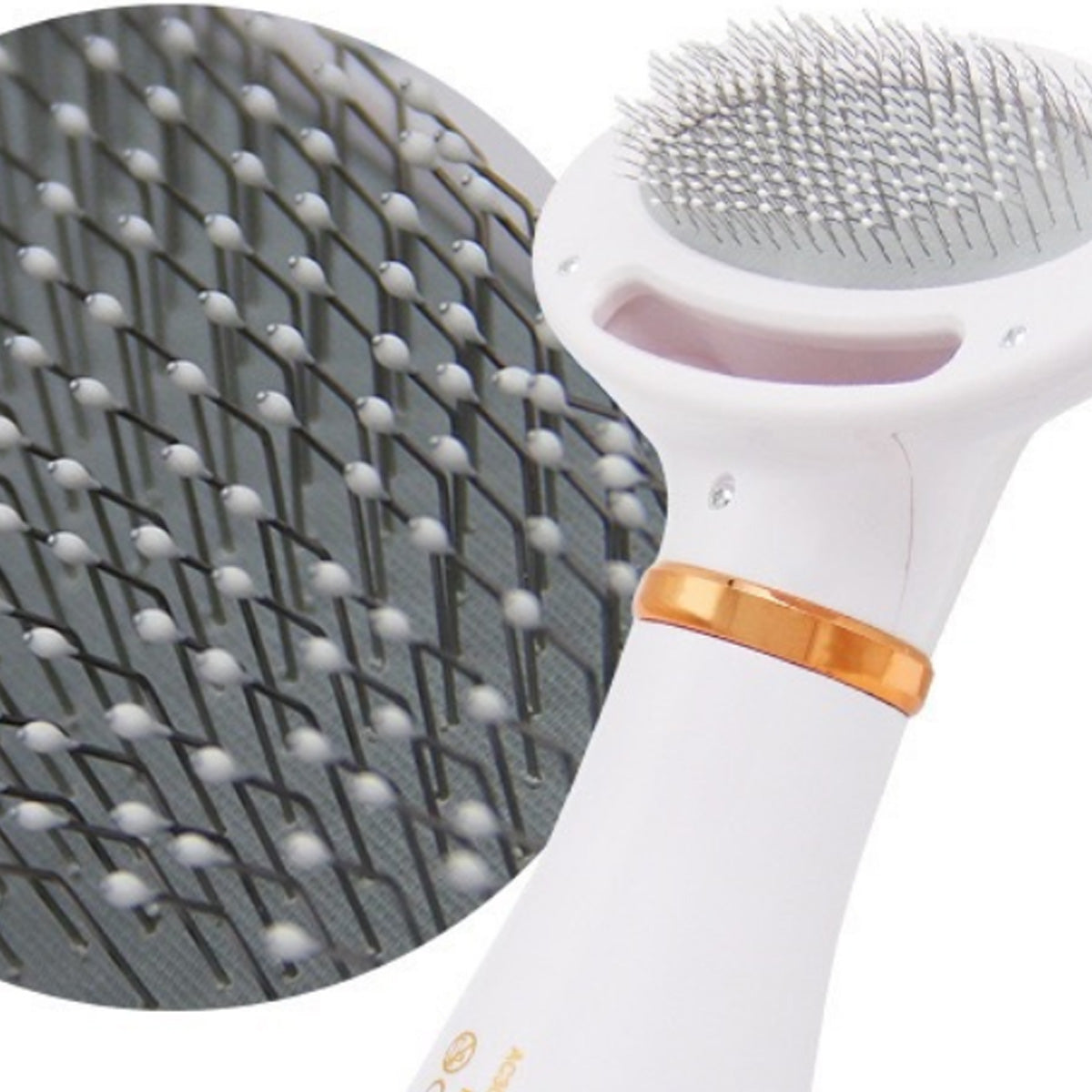 Two-In-One Pet Hot Air Comb and Hair Dryer for Pets