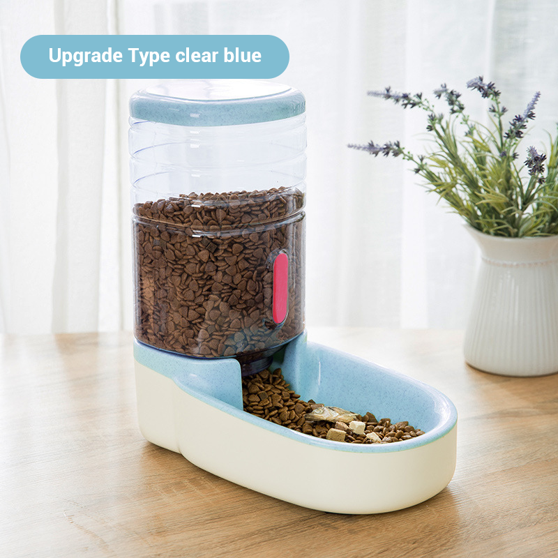 Pet Automatic Food Dispenser with Feeding Bowl