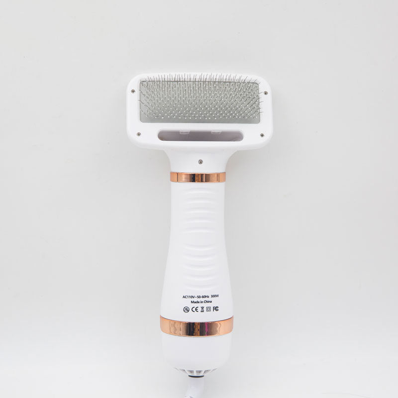 Two-In-One Pet Hot Air Comb and Hair Dryer for Pets