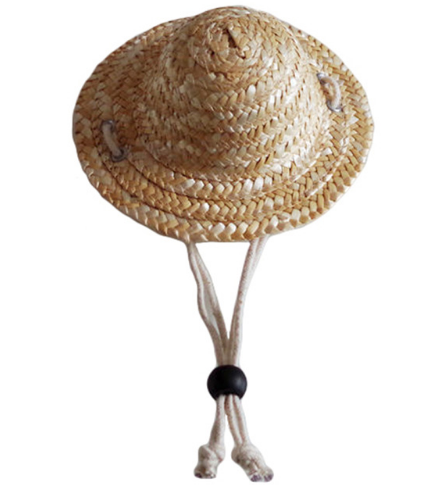 Farmer's Hat Handcrafted Hawaii Style for Cats