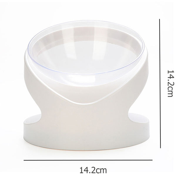 Cat Rice Bowl with Protective Cervical Feeder