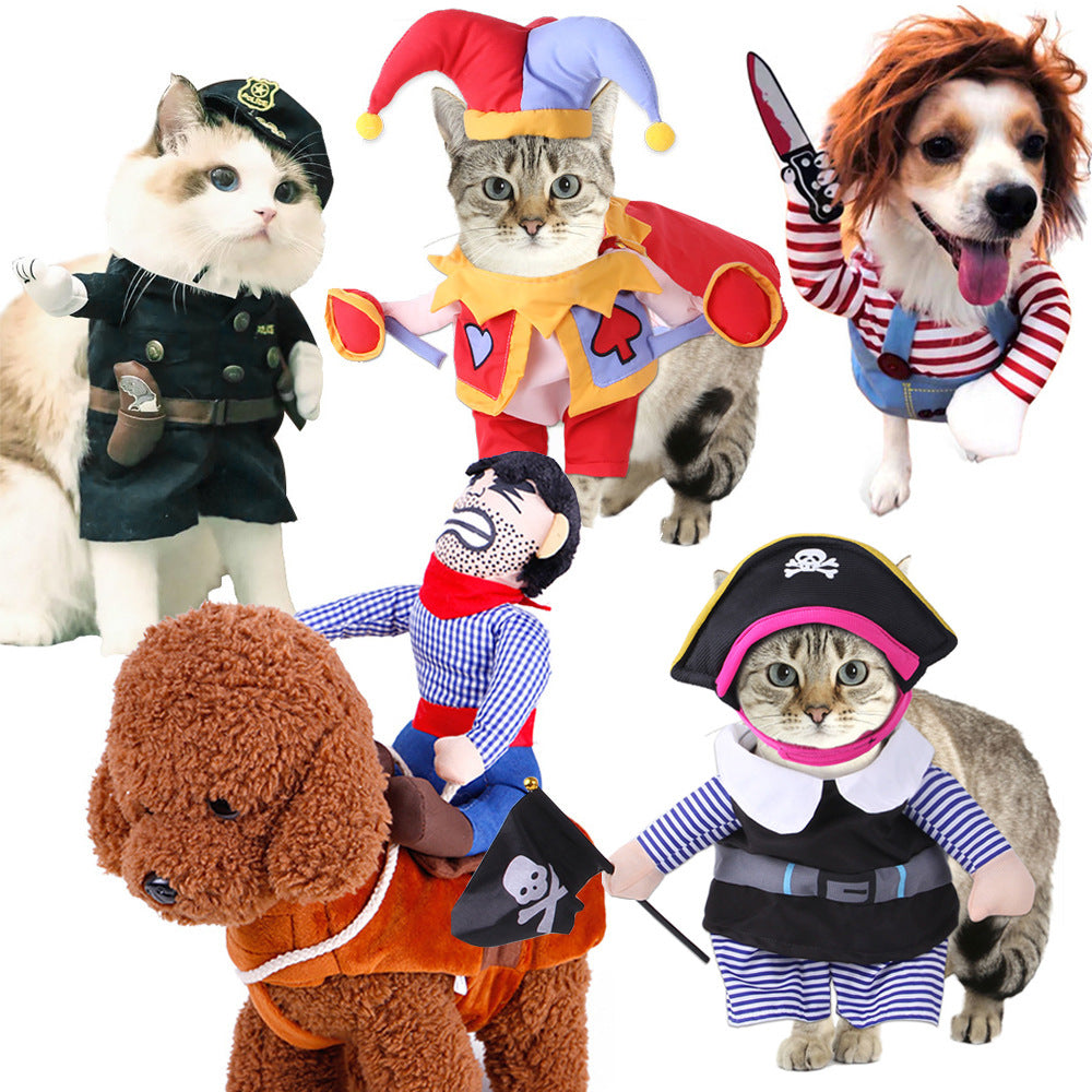 Assorted Theme Cosplay Costume for Cats and Dog