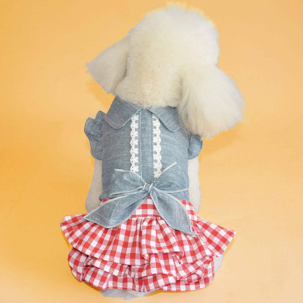 Plaid Princess Skirt Dress