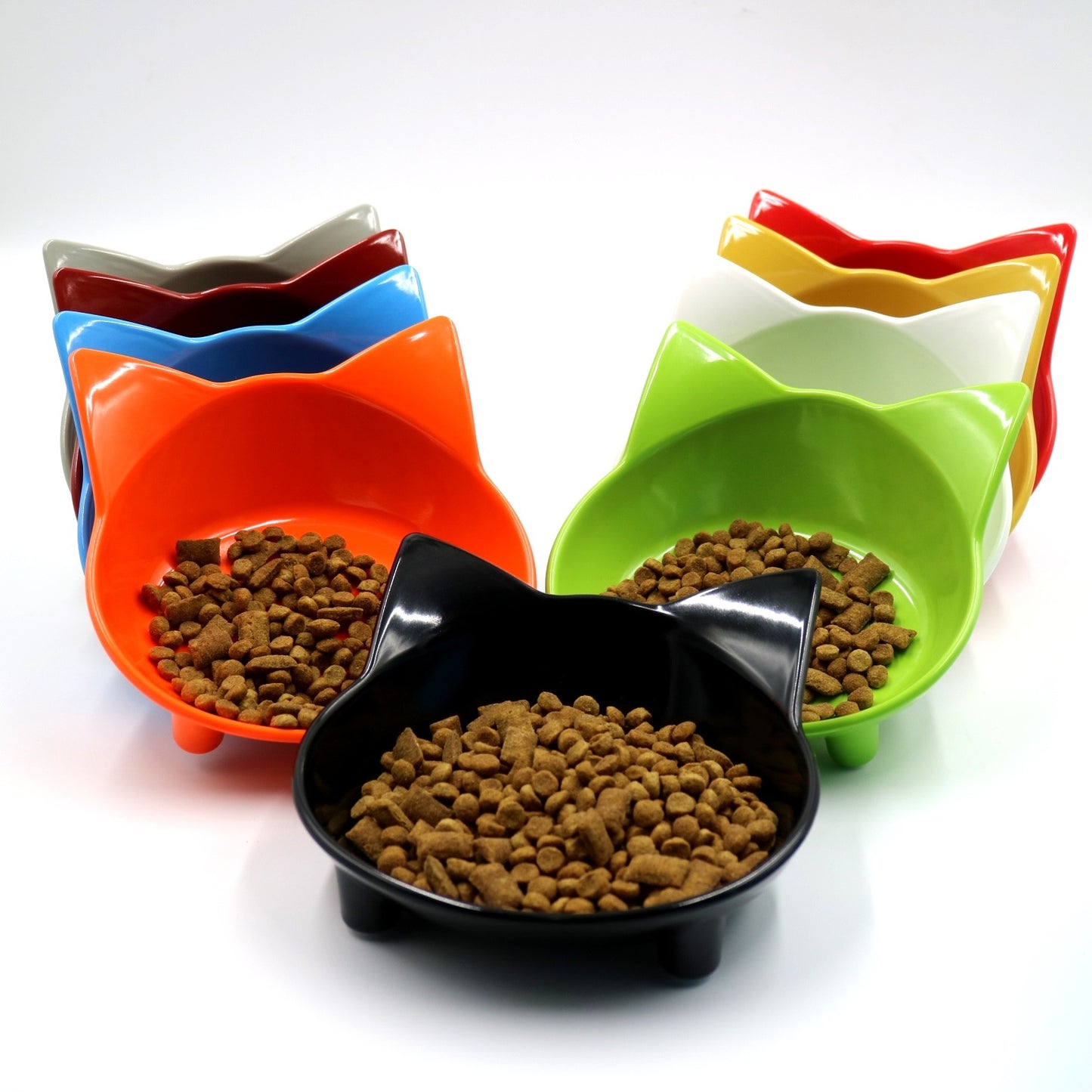 Non Slip Cat Ear Feeder Bowl