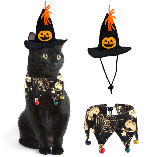 Witch Hat Halloween Costume for Cats and Dogs