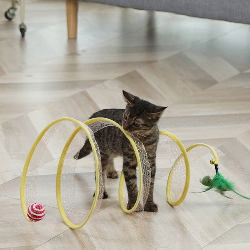 Foldable Pet Tunnel Toy