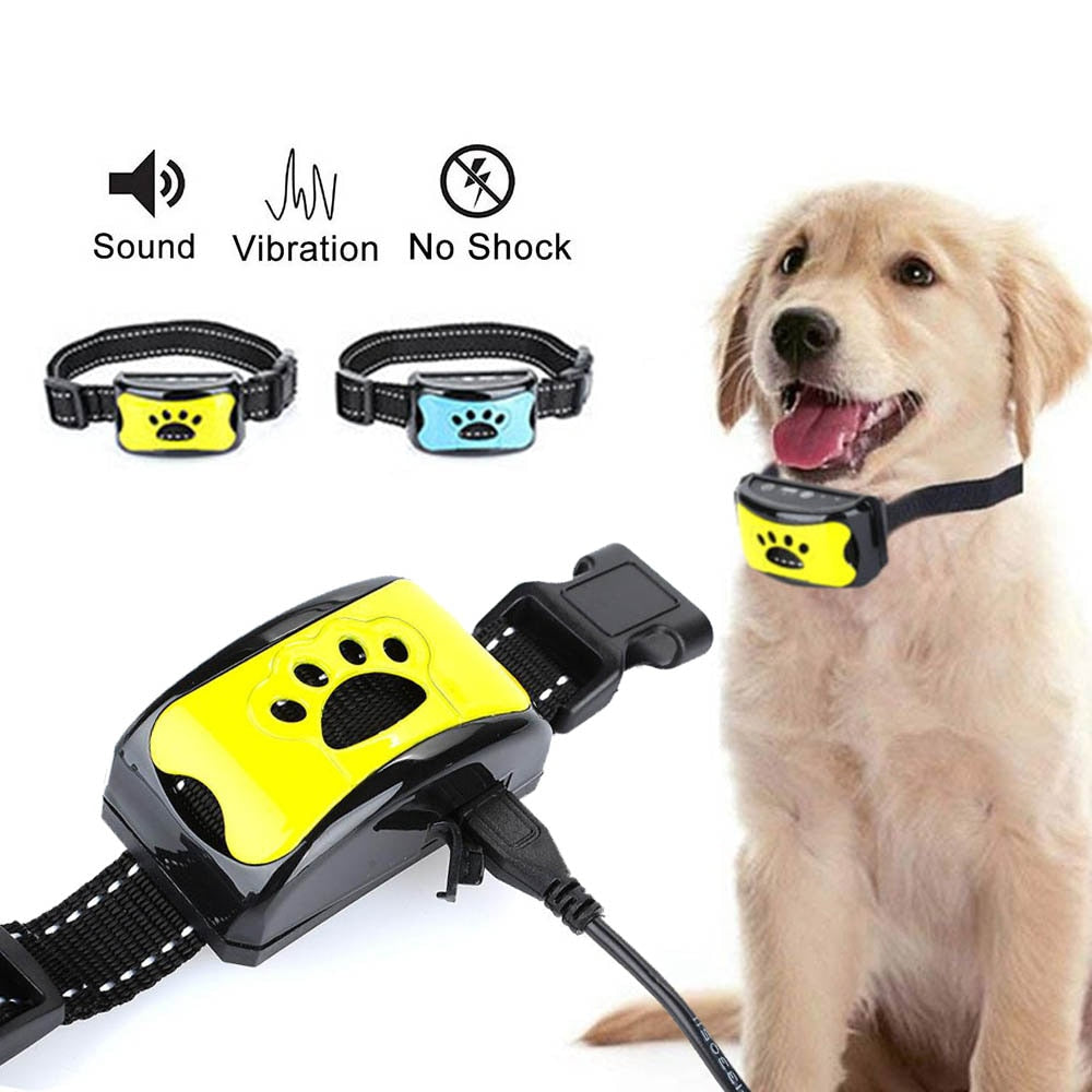 Rechargeable Anti-Barking Collar - Waterproof and Ultrasonic