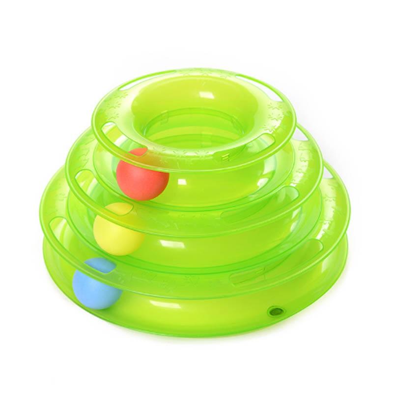 Triple Play Disc Cat Toy Balls