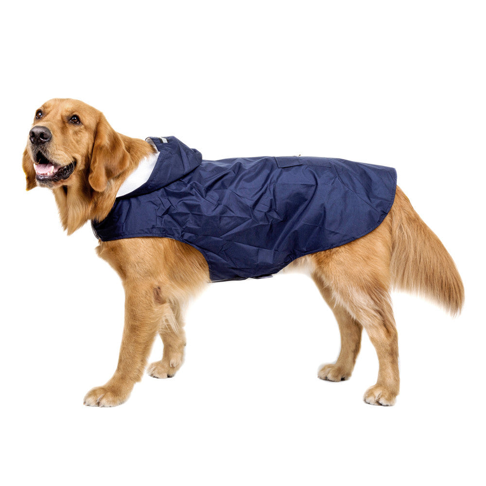 Super Waterproof Hooded Dog Raincoat