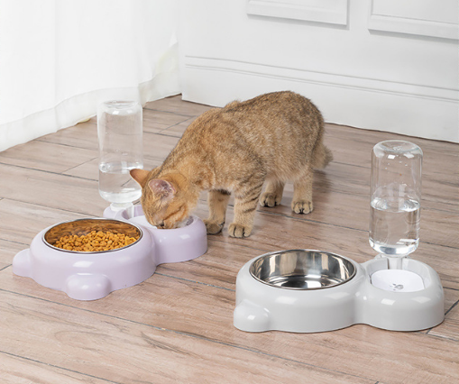 Stainless Steel Pet Bowl Cat Dog Puppy Feeder Water Food Dish