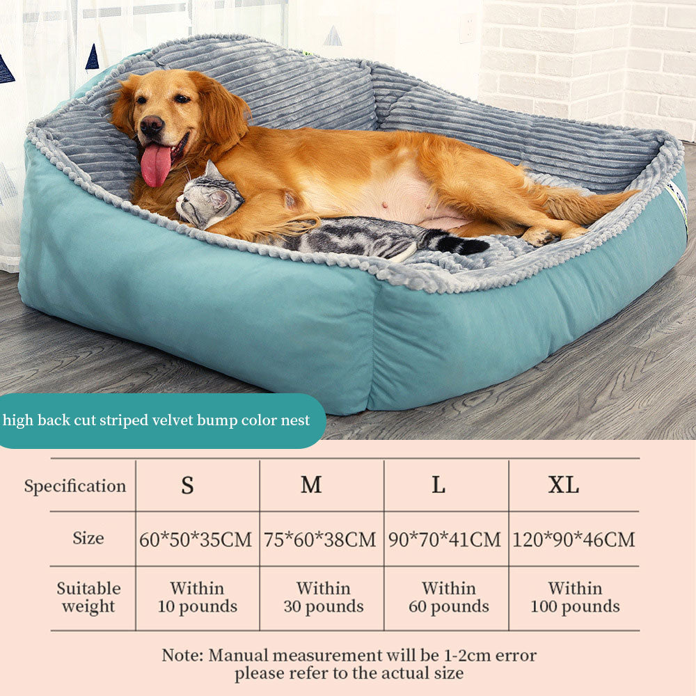 Sofa Shaped Comfortable Calming Sleeping Bed