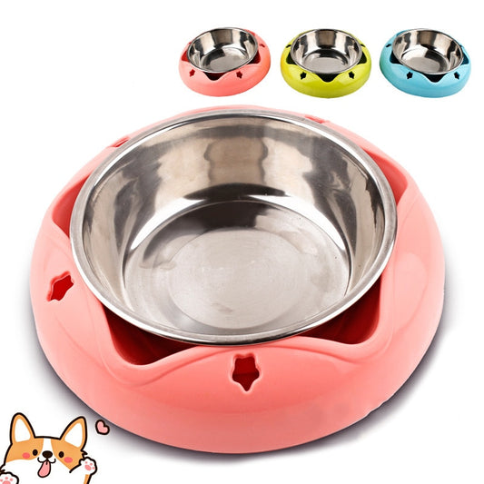 Colorful Stainless Non-Slip Feeding Bowl