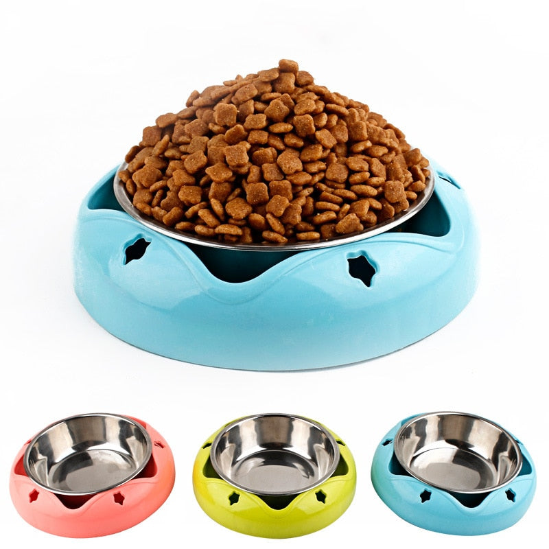 Colorful Stainless Non-Slip Feeding Bowl