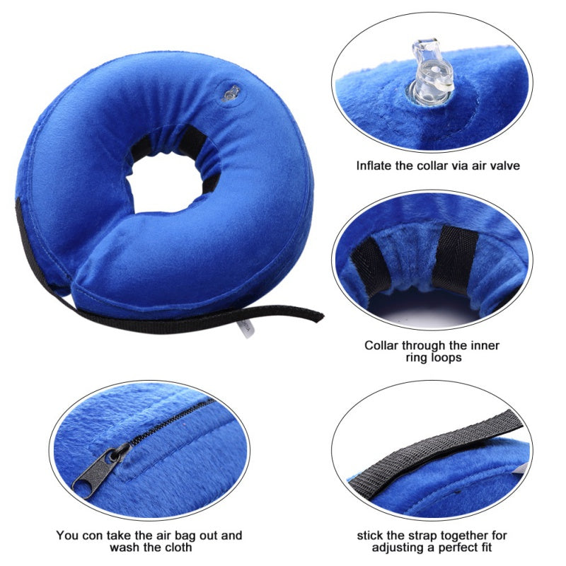 Protection Cover Wound Healing Cone Collar Inflatable