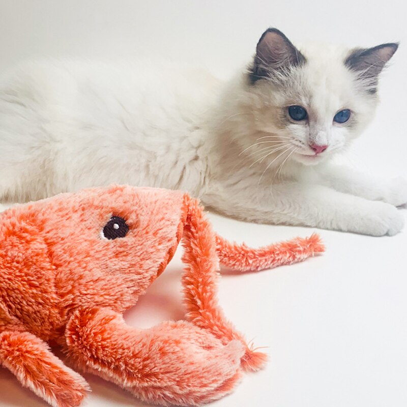 Flabby Jumping Lobster Cat Toy