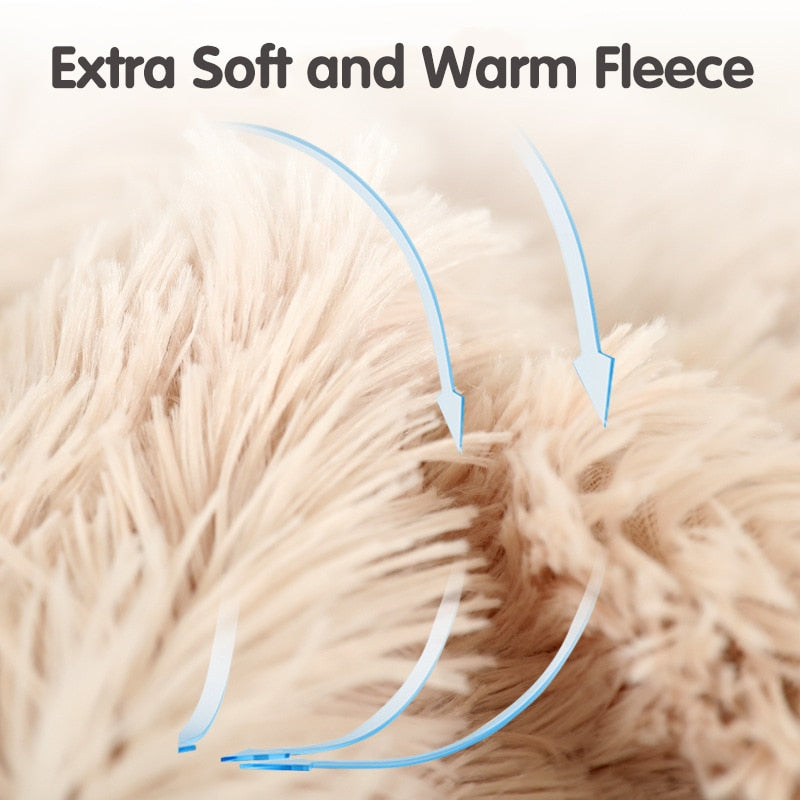 Fluffy Plush for Dogs Sleeping Mat