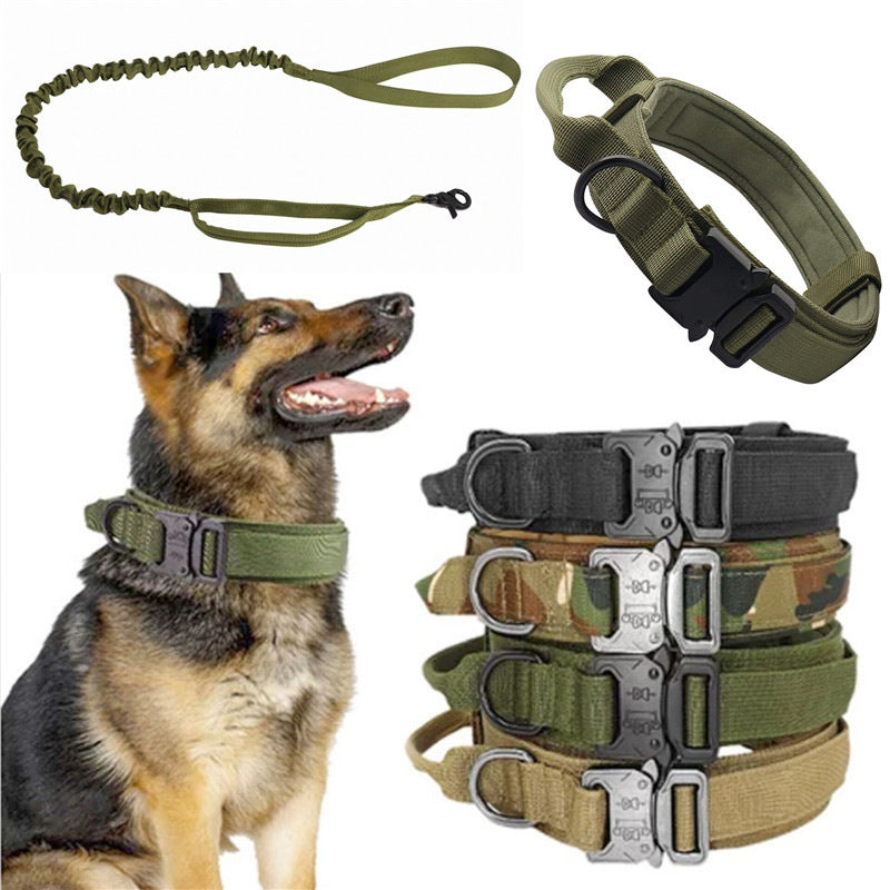 Adjustable Tactical Collar Training Leash