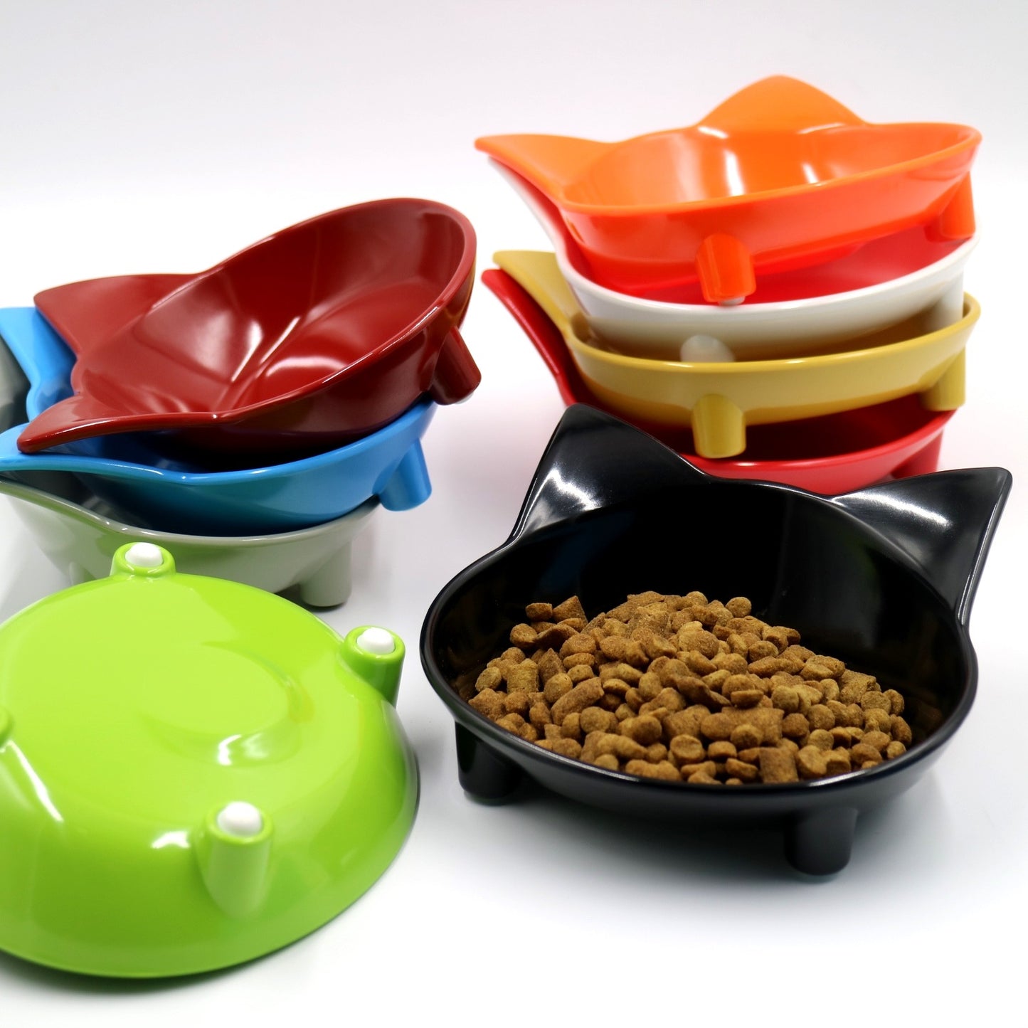 Non Slip Cat Ear Feeder Bowl