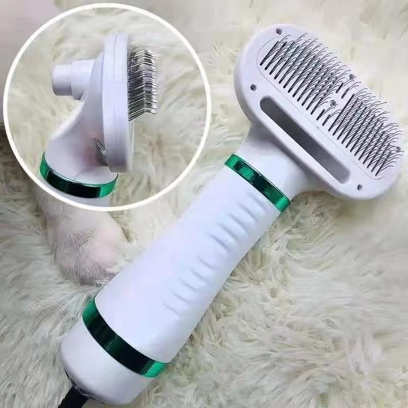 Two-In-One Pet Hot Air Comb and Hair Dryer for Pets