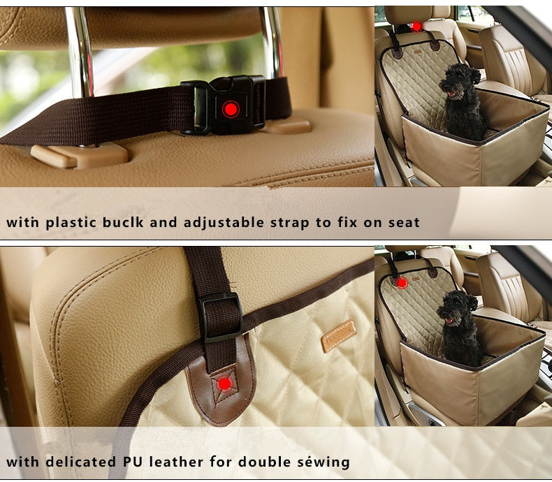 Foldable Pet Basket Car Seat