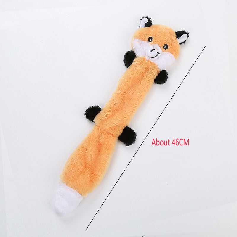 Squeaky Racoon Bite Resistant Toy