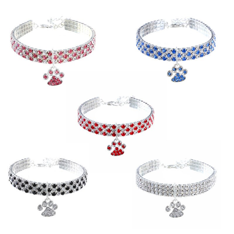 Rhinestone Dog Collar for Dogs Cats