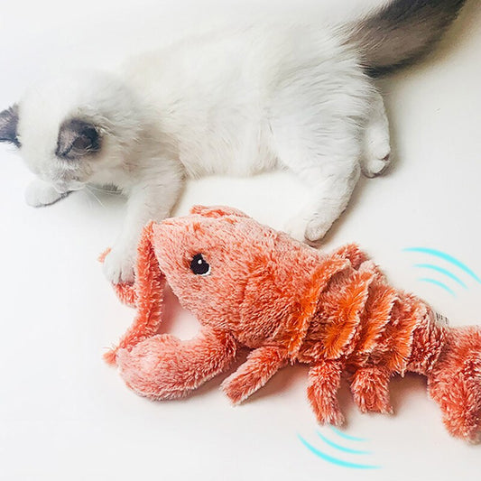 Flabby Jumping Lobster Cat Toy