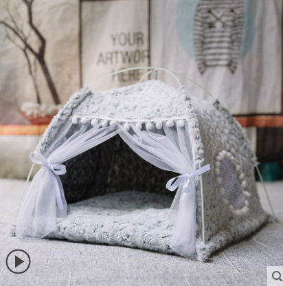 Cat Nest Tent Style Sleeping Bed