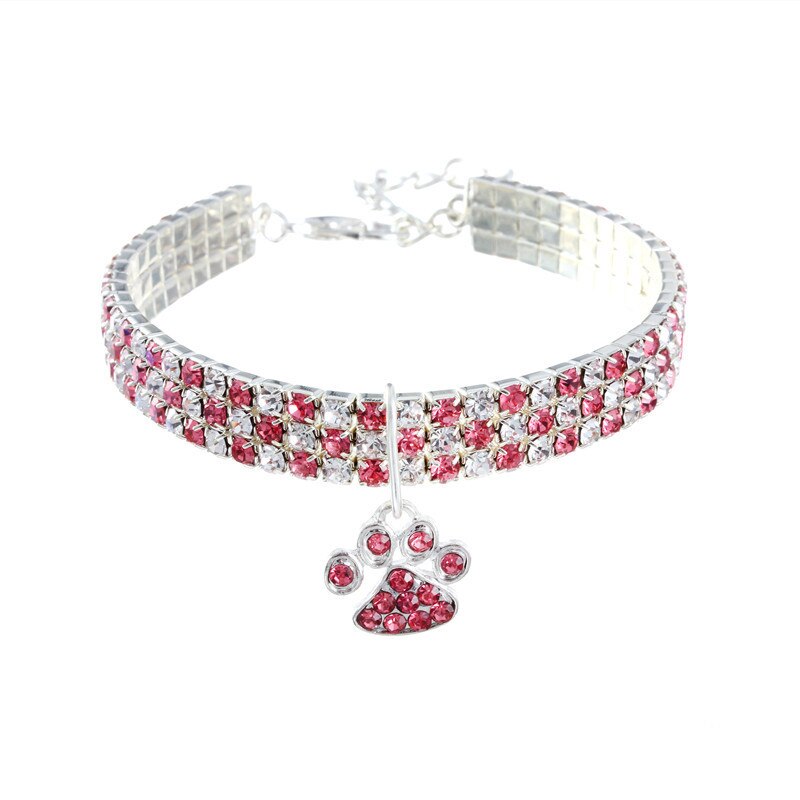 Rhinestone Dog Collar for Dogs Cats