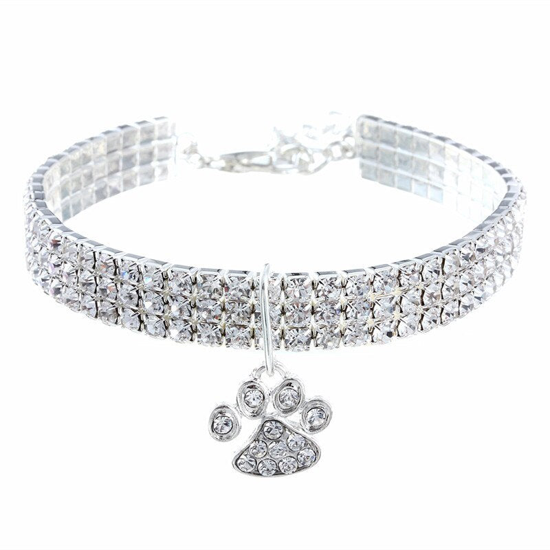 Rhinestone Dog Collar for Dogs Cats