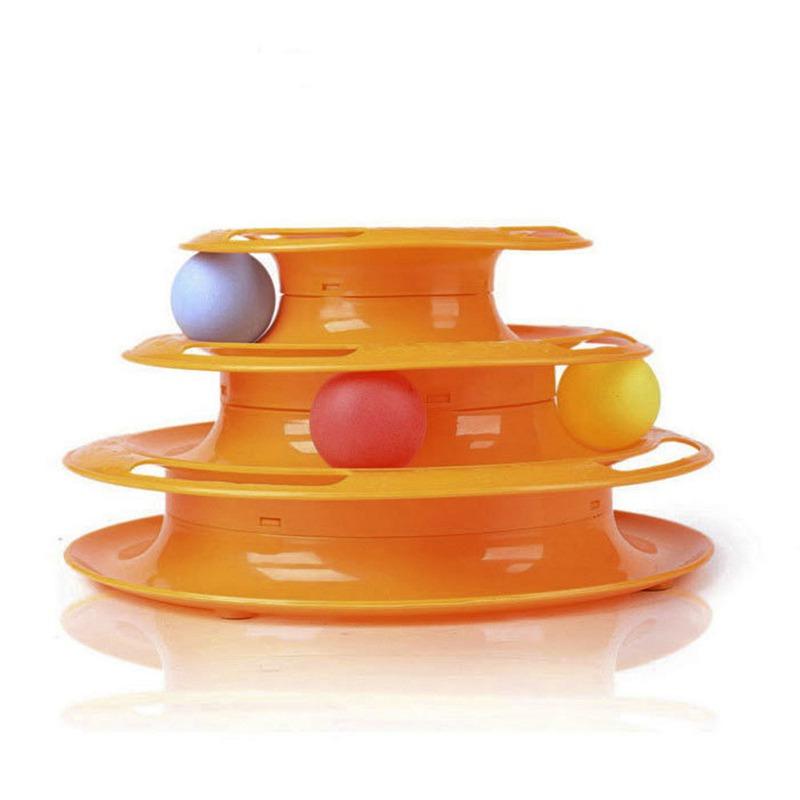 Triple Play Disc Cat Toy Balls