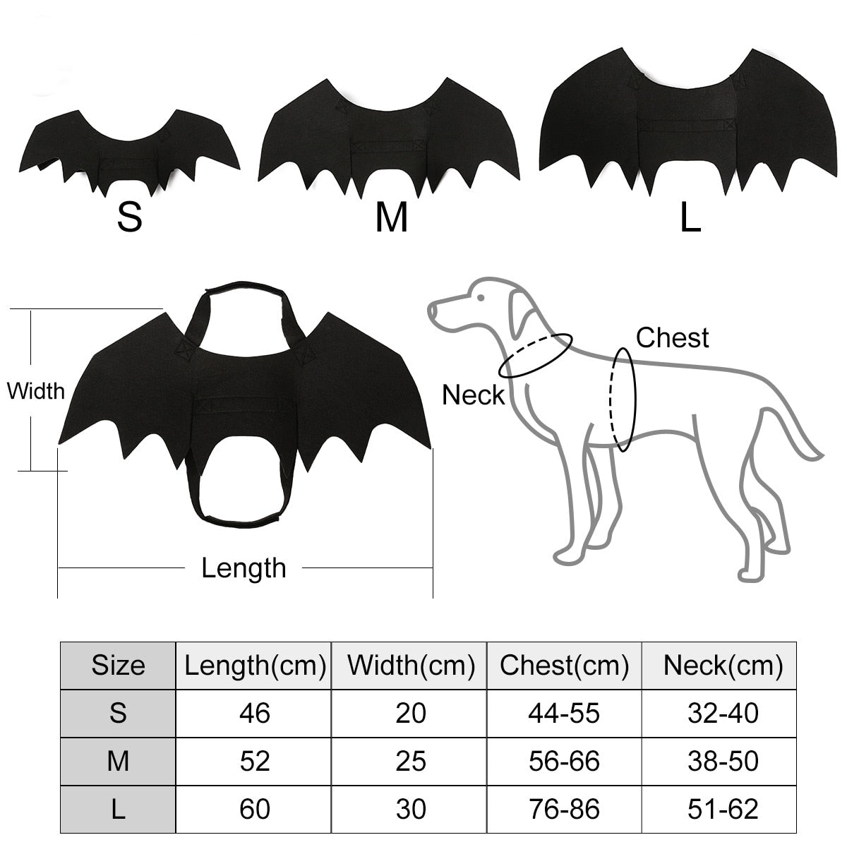 Scary Halloween Bat's Wing