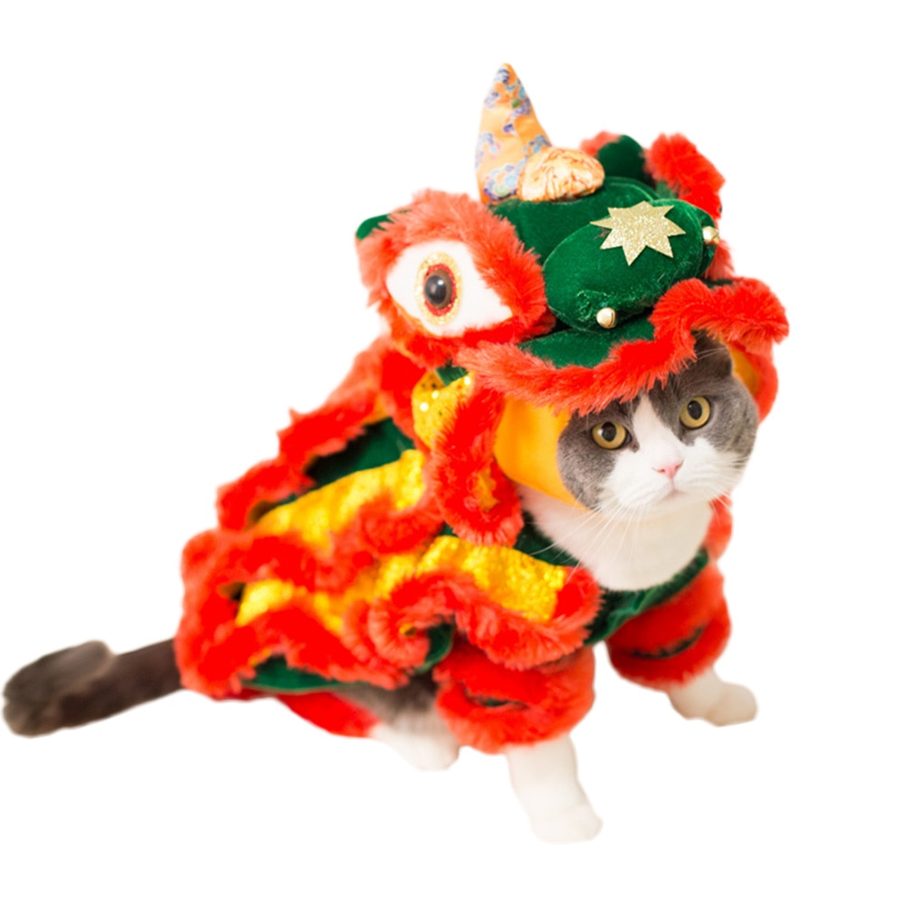 Chinese Lion Dance Dog Costume for New Year