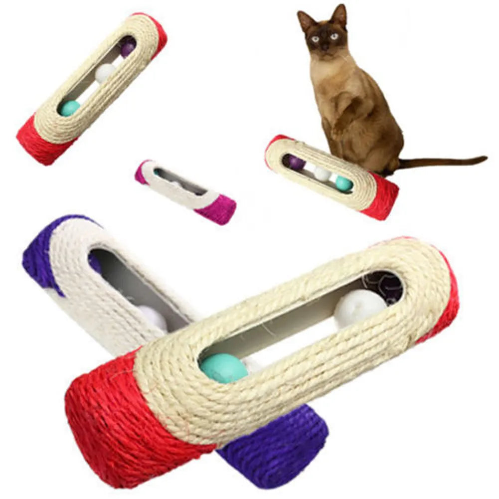 Scratch Rolling Sisal Toy