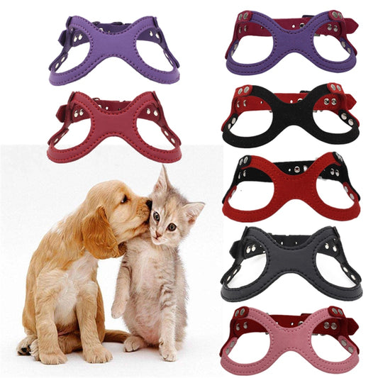 Kitten Soft Suede Microfiber Vest Harness