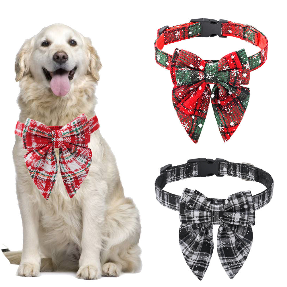 Plaid and Themed Collar