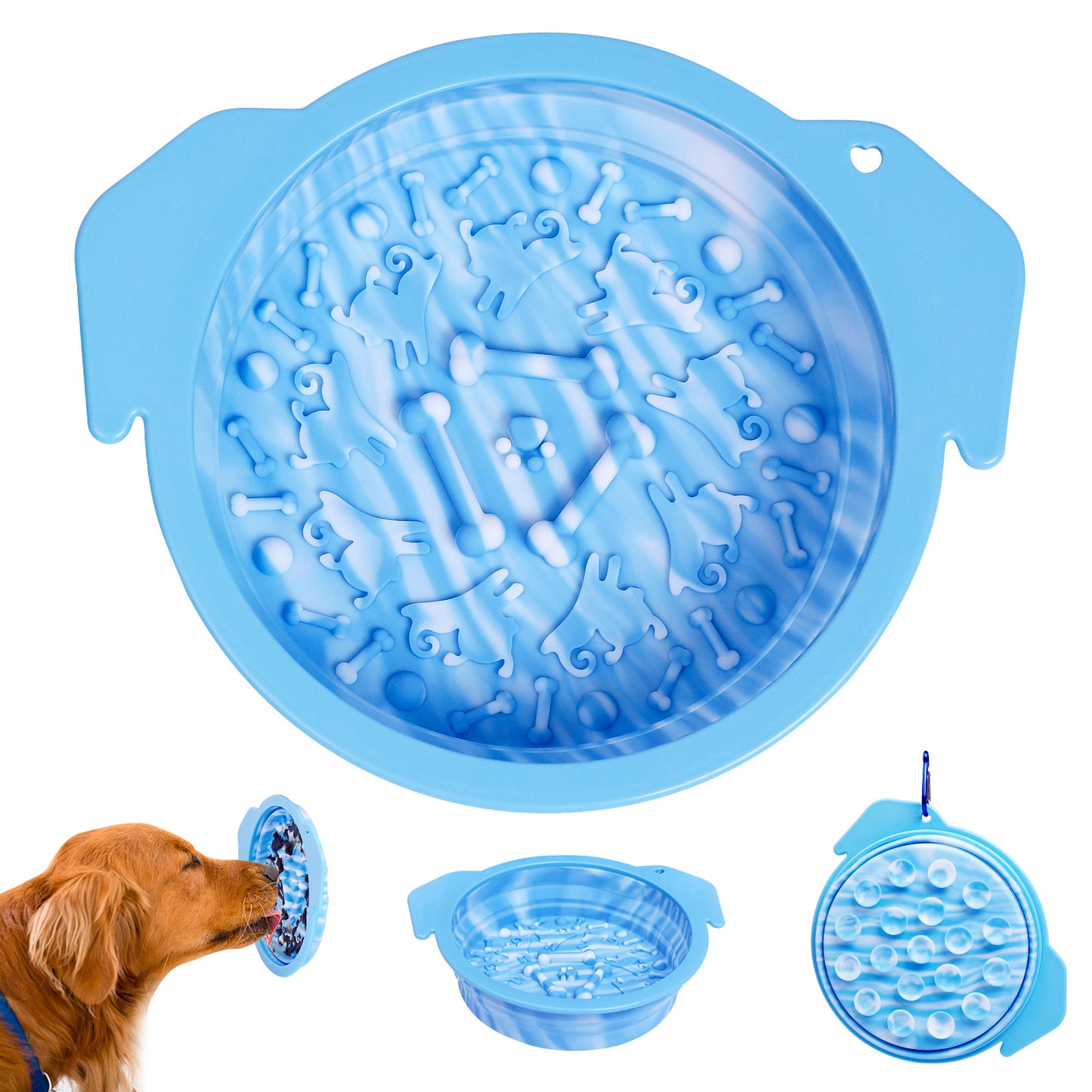 Dual Purpose Feeding Frisbee Bowl