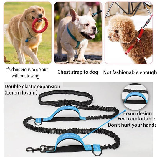 Reflective Traction and Portable Rope For Dogs