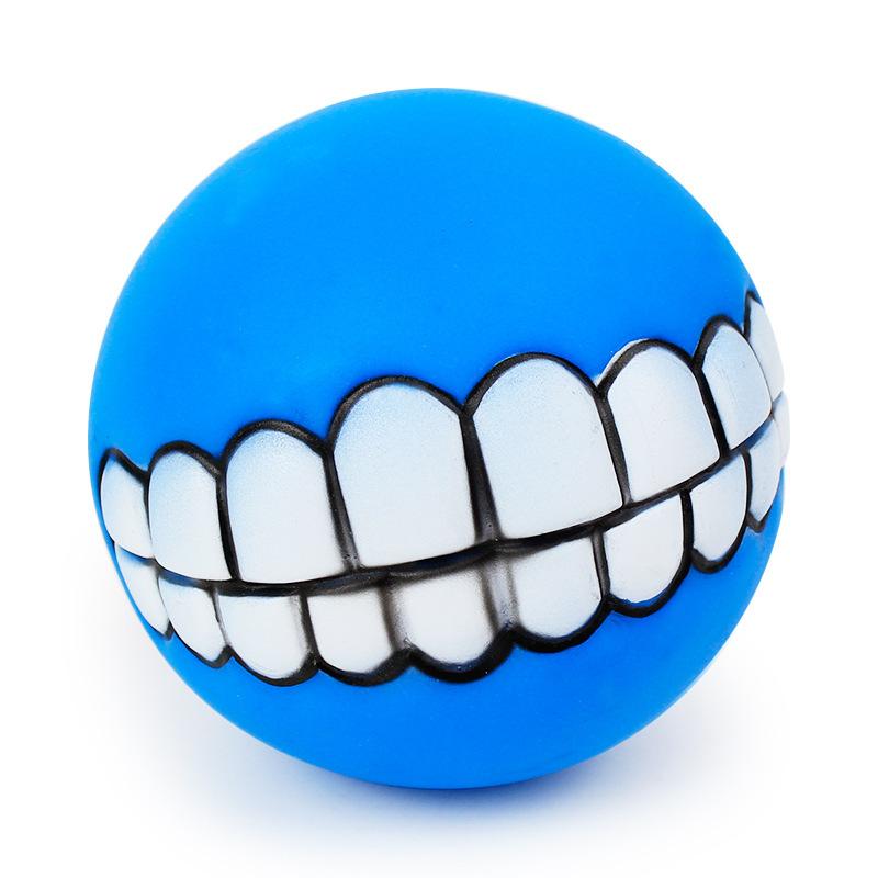 Squeaky Teeth Ball Toy